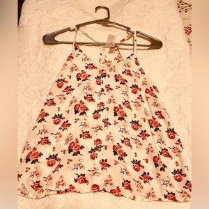 Jr. Sz 3-5 Floral Racer Back tank